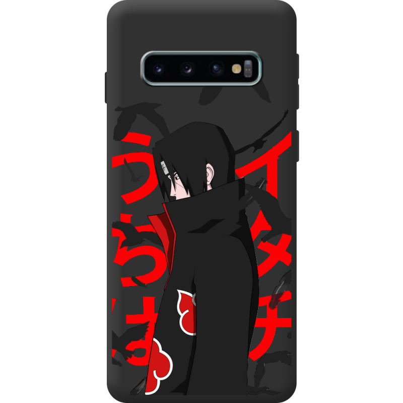 Чорний чохол BoxFace Samsung Galaxy S10 Plus (G975) Учиха Итачи