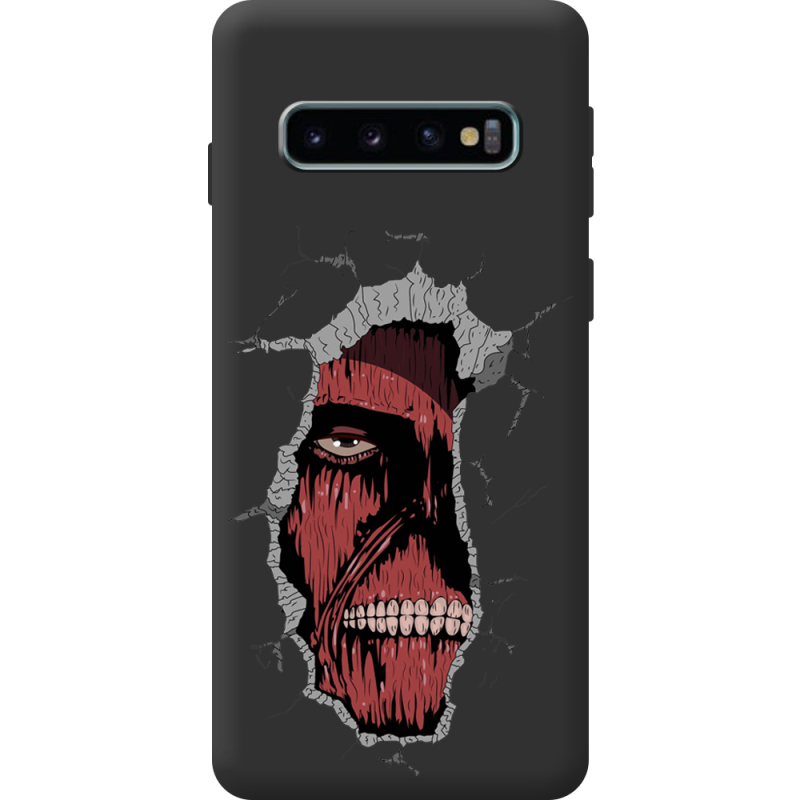 Чорний чохол BoxFace Samsung Galaxy S10 Plus (G975) Нападение на Титана