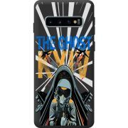 Чорний чохол BoxFace Samsung Galaxy S10 Plus (G975) Привид Києва в дії