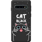 Чорний чохол BoxFace Samsung Galaxy S10 Plus (G975) 