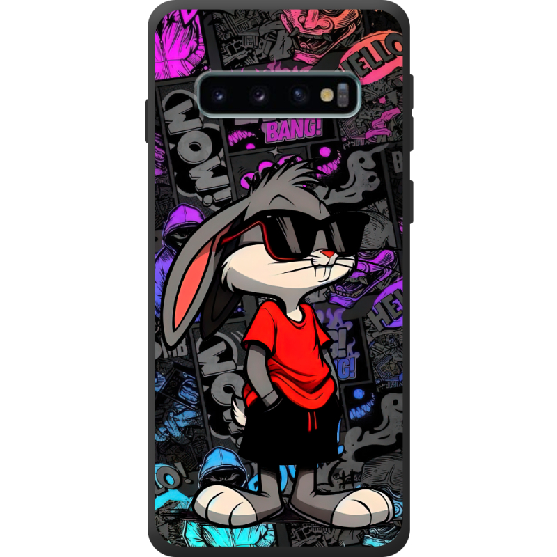Чорний чохол BoxFace Samsung Galaxy S10 Plus (G975) Малий вухань