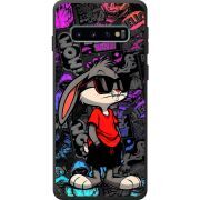 Чорний чохол BoxFace Samsung Galaxy S10 Plus (G975) Малий вухань