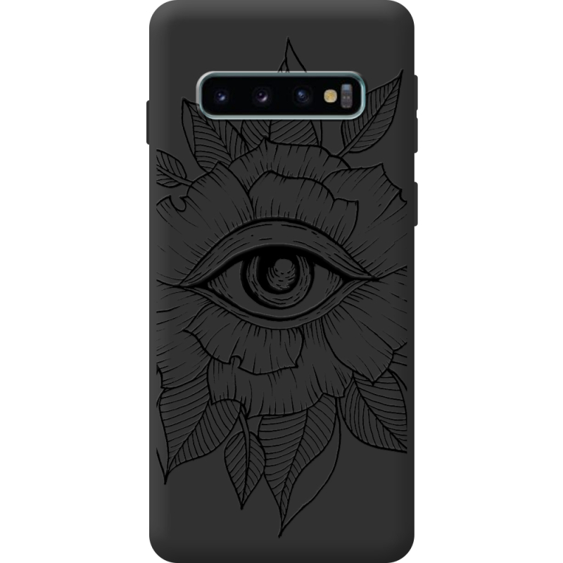 Чорний чохол BoxFace Samsung Galaxy S10 Plus (G975) Eye