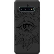 Чорний чохол BoxFace Samsung Galaxy S10 Plus (G975) Eye