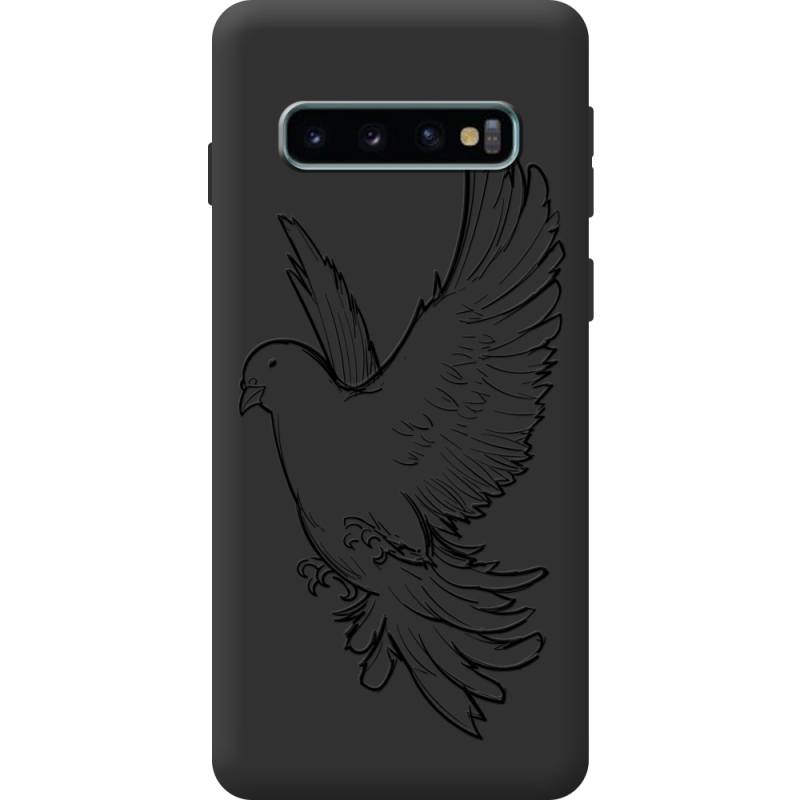 Чорний чохол BoxFace Samsung Galaxy S10 Plus (G975) Dove