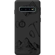 Чорний чохол BoxFace Samsung Galaxy S10 Plus (G975) Mountains