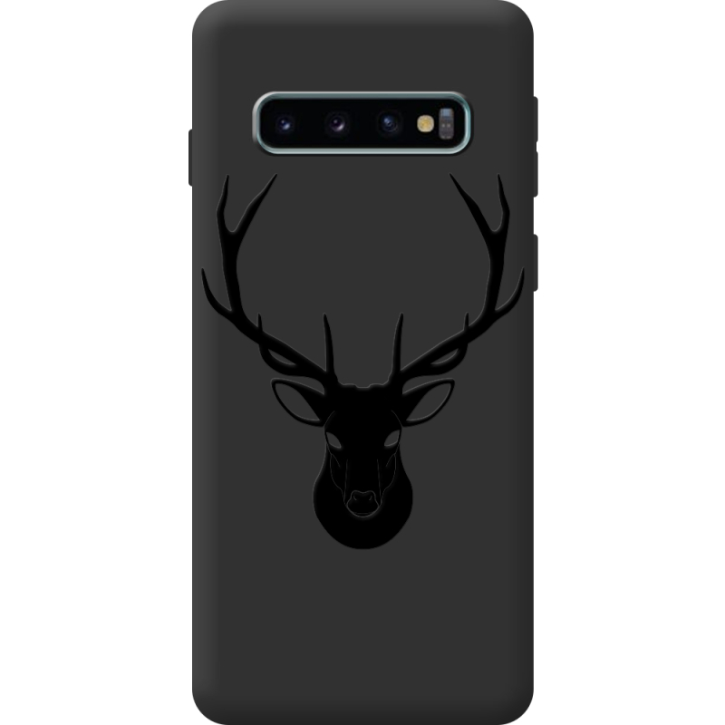 Чорний чохол BoxFace Samsung Galaxy S10 Plus (G975) Deer