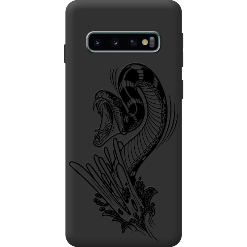 Чорний чохол BoxFace Samsung Galaxy S10 Plus (G975) Snake