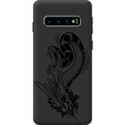 Чорний чохол BoxFace Samsung Galaxy S10 Plus (G975) Snake