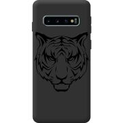 Чорний чохол BoxFace Samsung Galaxy S10 Plus (G975) Tiger