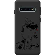 Чорний чохол BoxFace Samsung Galaxy S10 Plus (G975) 