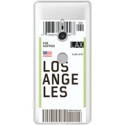 Прозрачный чехол Uprint Sony Xperia XZ3 H9436 Ticket Los Angeles