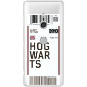 Прозрачный чехол Uprint Sony Xperia XZ3 H9436 Ticket Hogwarts