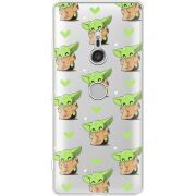 Прозрачный чехол Uprint Sony Xperia XZ3 H9436 Pattern Baby Yoda