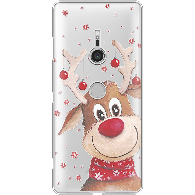 Прозрачный чехол Uprint Sony Xperia XZ3 H9436 Winter Deer