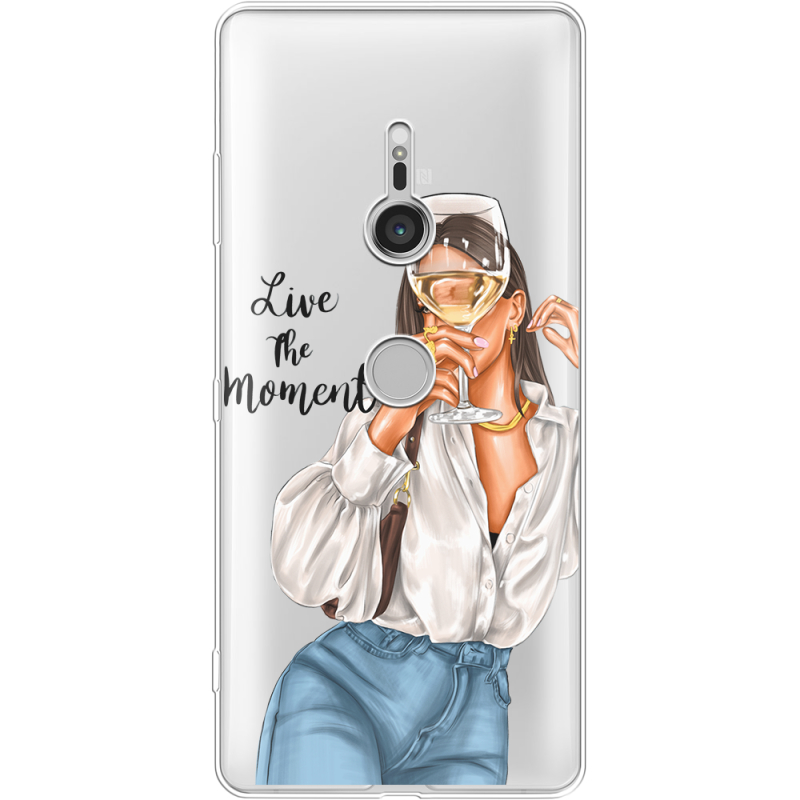 Прозрачный чехол Uprint Sony Xperia XZ3 H9436 Live The Moment
