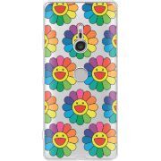 Прозрачный чехол Uprint Sony Xperia XZ3 H9436 Hippie Flowers