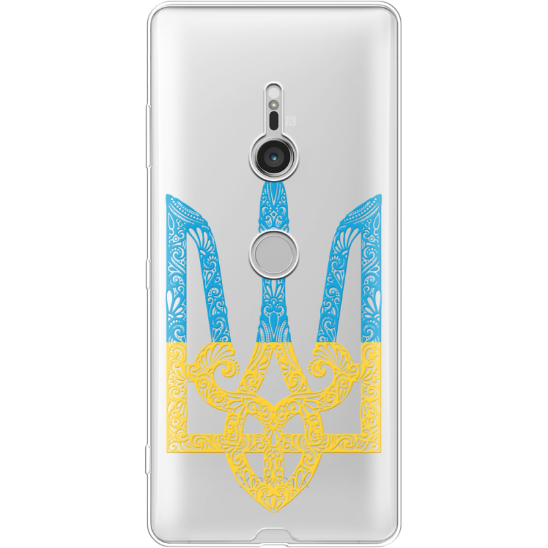 Прозрачный чехол Uprint Sony Xperia XZ3 H9436 Gold Trident