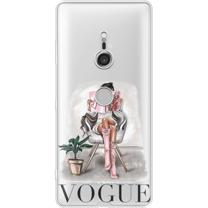 Прозрачный чехол Uprint Sony Xperia XZ3 H9436 VOGUE