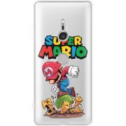Прозрачный чехол Uprint Sony Xperia XZ3 H9436 Super Mario