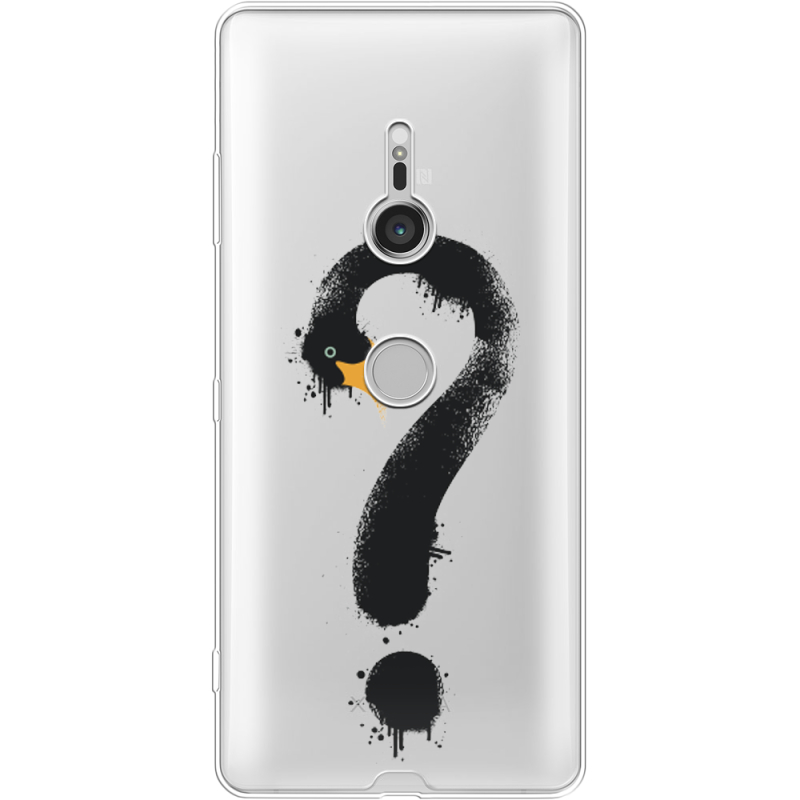 Прозрачный чехол Uprint Sony Xperia XZ3 H9436 Swan question