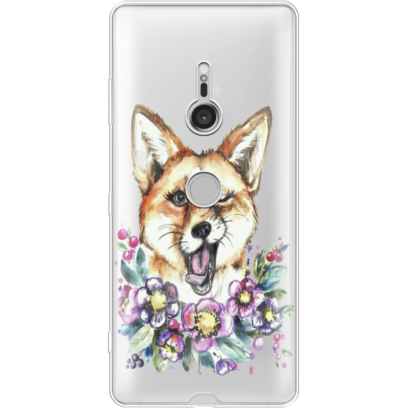 Прозрачный чехол Uprint Sony Xperia XZ3 H9436 Winking Fox