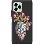 Чехол со стразами Oukitel C21 Pro Heart