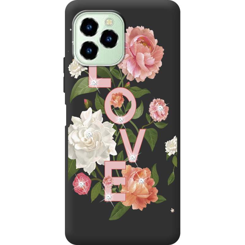 Чехол со стразами Oukitel C21 Pro Love