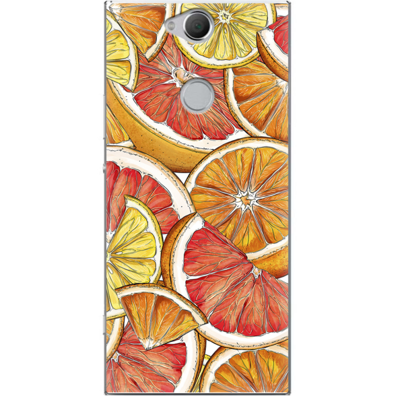 Чехол Uprint Sony Xperia XA2 Plus H4413  Citrus Pattern