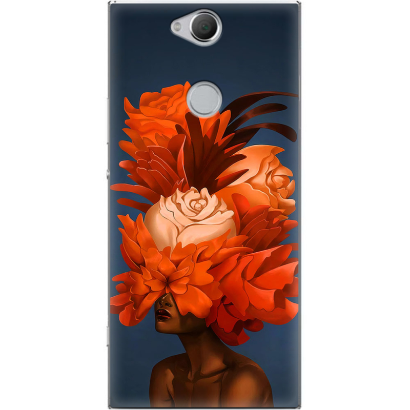 Чехол Uprint Sony Xperia XA2 Plus H4413  Exquisite Orange Flowers