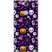 Чехол Uprint Sony Xperia XA2 Plus H4413  Halloween Purple Mood