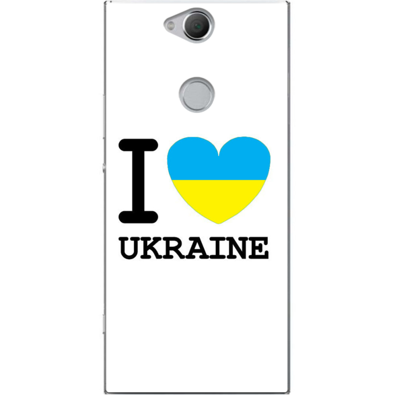 Чехол Uprint Sony Xperia XA2 Plus H4413  I love Ukraine