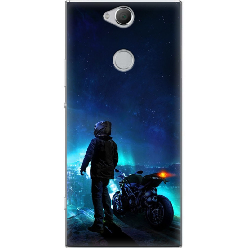 Чехол Uprint Sony Xperia XA2 Plus H4413  Motorcyclist