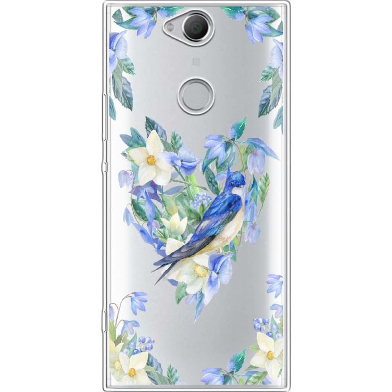 Прозрачный чехол Uprint Sony Xperia XA2 Plus H4413 Spring Bird