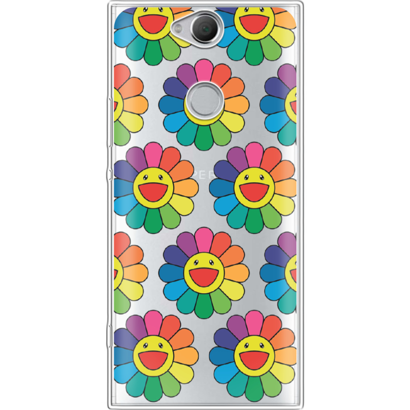 Прозрачный чехол Uprint Sony Xperia XA2 Plus H4413 Hippie Flowers