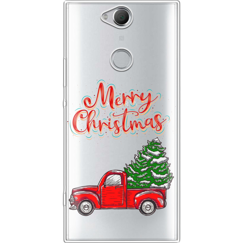 Прозрачный чехол Uprint Sony Xperia XA2 Plus H4413 Holiday Car