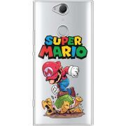 Прозрачный чехол Uprint Sony Xperia XA2 Plus H4413 Super Mario