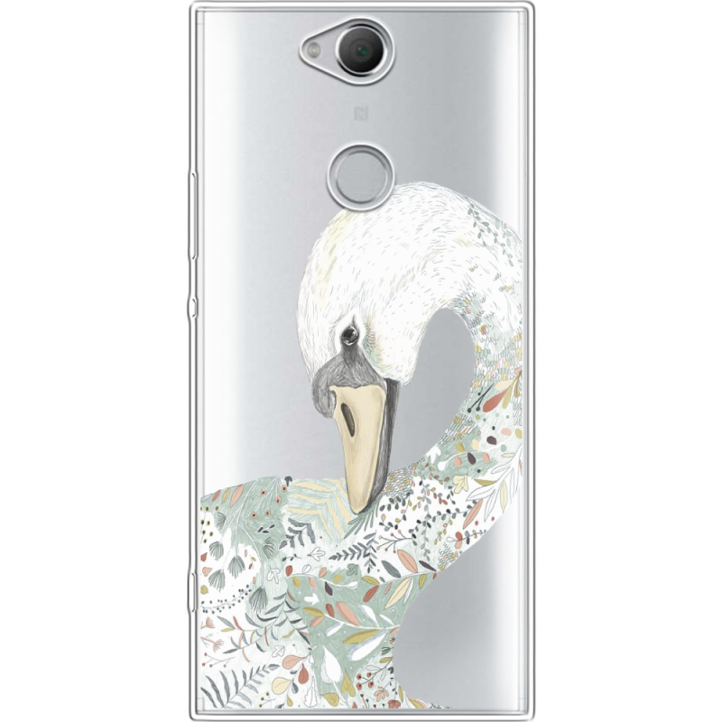 Прозрачный чехол Uprint Sony Xperia XA2 Plus H4413 Swan