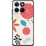 Чохол BoxFace Moto Edge 70 Fusion Line Flowers