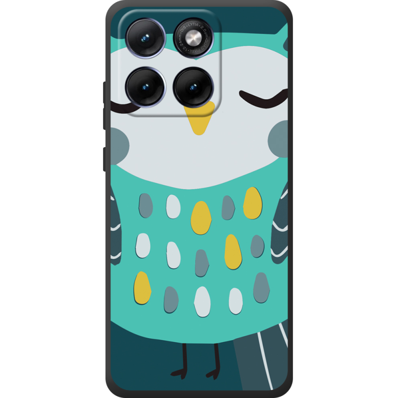 Чохол BoxFace Moto Edge 70 Fusion Green Owl