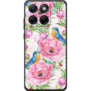 Чохол BoxFace Moto Edge 70 Fusion Birds and Flowers