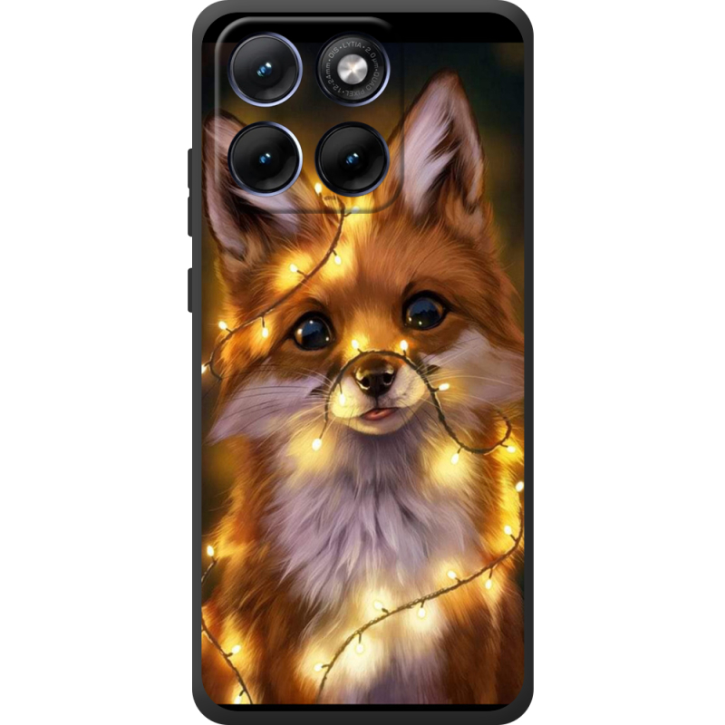 Чохол BoxFace Moto Edge 70 Fusion Різдвяна лисичка