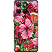 Чохол BoxFace Moto Edge 70 Fusion Tropical Flowers