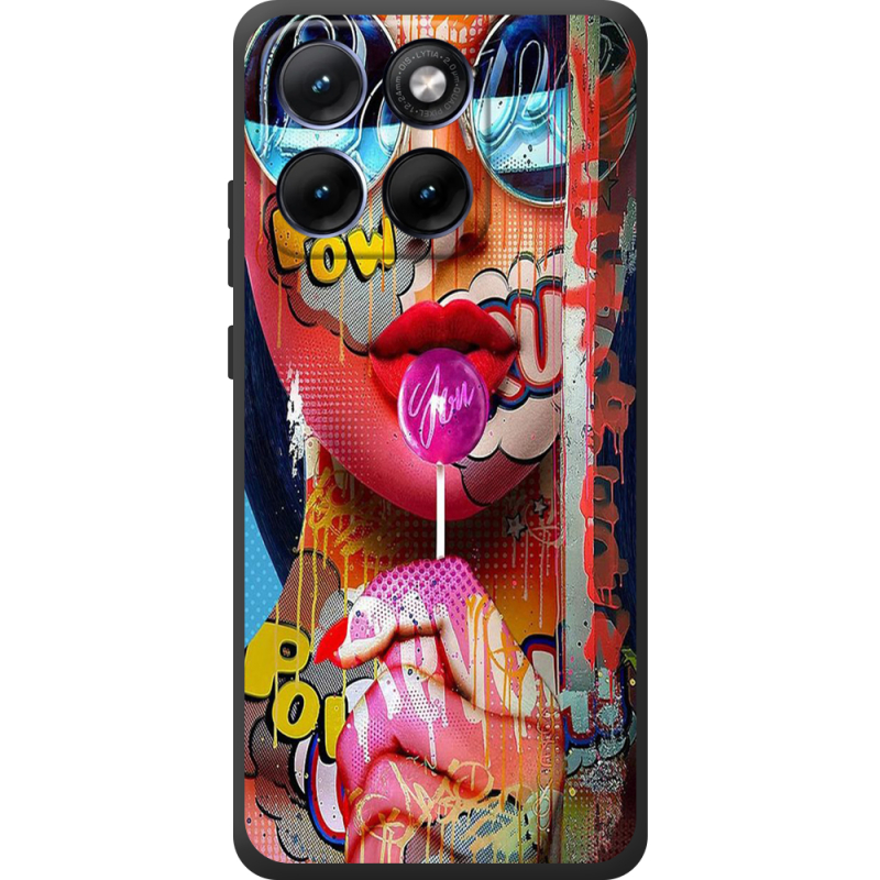 Чохол BoxFace Moto Edge 70 Fusion Colorful Girl