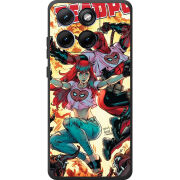 Чохол BoxFace Moto Edge 70 Fusion Deadpool and Mary Jane