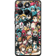 Чохол BoxFace Moto Edge 70 Fusion Anime Stickers