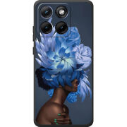 Чохол BoxFace Moto Edge 70 Fusion Exquisite Blue Flowers