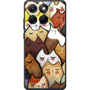 Чохол BoxFace Moto Edge 70 Fusion Sleepy Cats