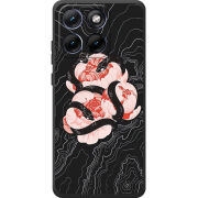 Чохол BoxFace Moto Edge 70 Fusion Snake Rose
