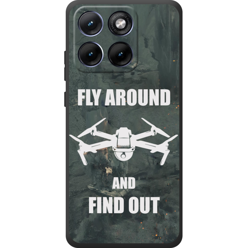 Чохол BoxFace Moto Edge 70 Fusion Дрон Fly Around
